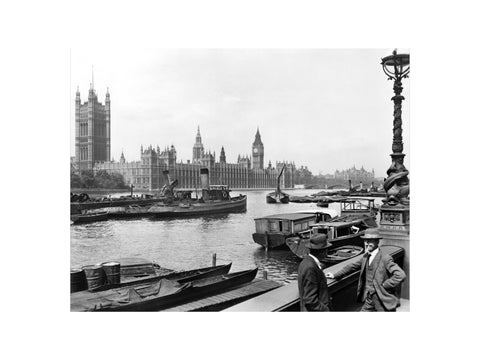 The Palace of Westminster from the Albert Embankment 1920-1933