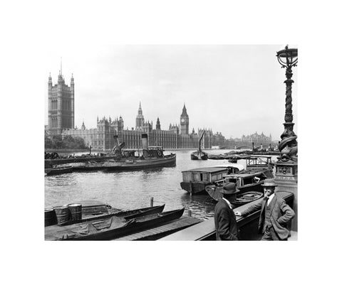 The Palace of Westminster from the Albert Embankment 1920-1933