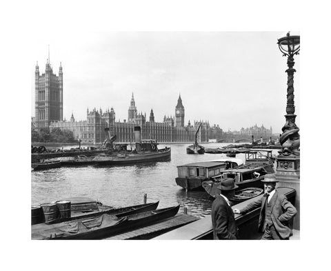 The Palace of Westminster from the Albert Embankment 1920-1933