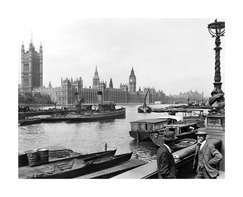 The Palace of Westminster from the Albert Embankment 1920-1933