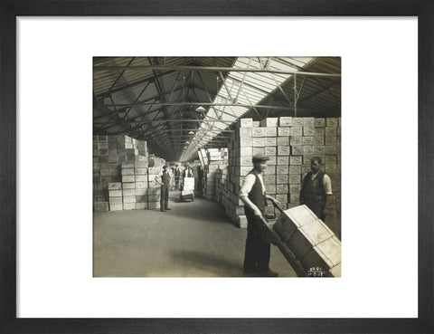 Storage at the Tilbury Docks: 1919