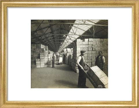 Storage at the Tilbury Docks: 1919