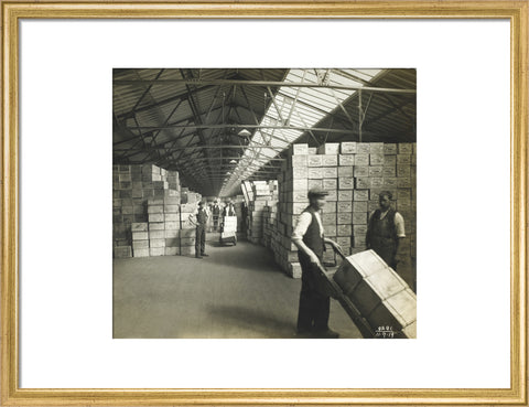 Storage at the Tilbury Docks: 1919