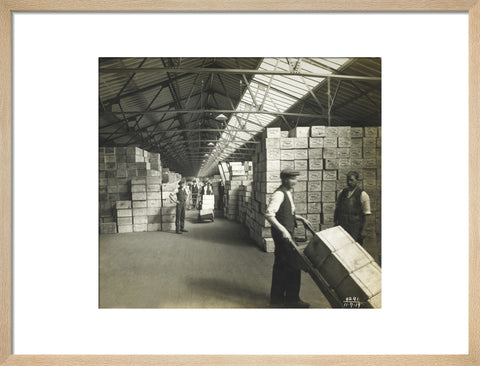 Storage at the Tilbury Docks: 1919