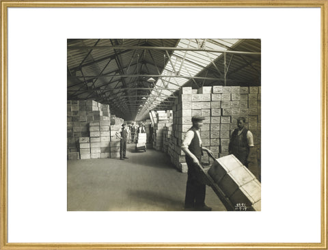 Storage at the Tilbury Docks: 1919