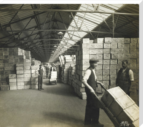 Storage at the Tilbury Docks 1919