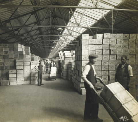 Storage at the Tilbury Docks 1919