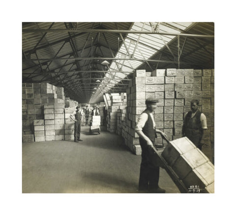 Storage at the Tilbury Docks 1919