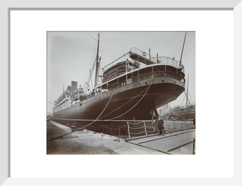 Cunard's SS Alaunia Royal Albert Dock 20th century