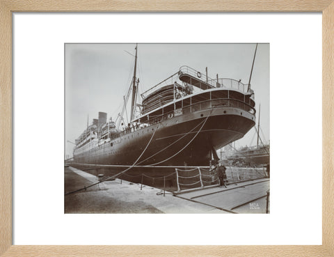 Cunard's SS Alaunia Royal Albert Dock 20th century