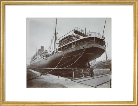 Cunard's SS Alaunia Royal Albert Dock 20th century