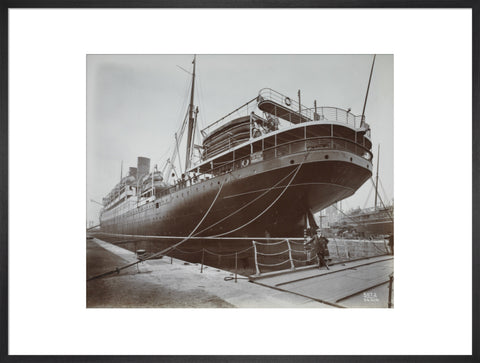 Cunard's SS Alaunia Royal Albert Dock 20th century