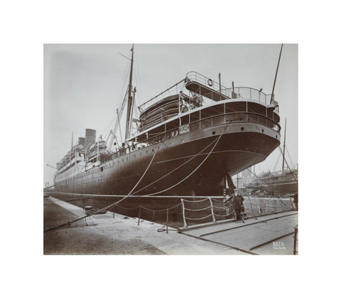 Cunard's SS Alaunia Royal Albert Dock 20th century