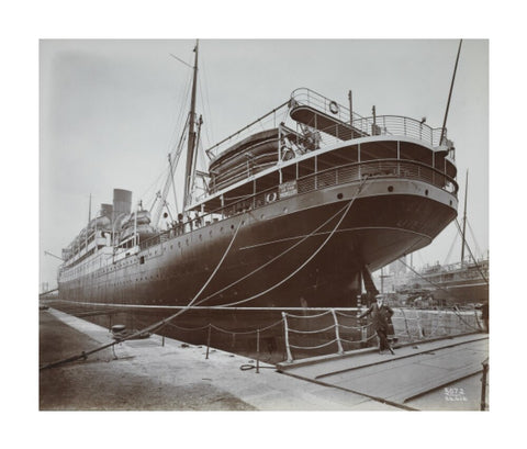 Cunard's SS Alaunia Royal Albert Dock 20th century