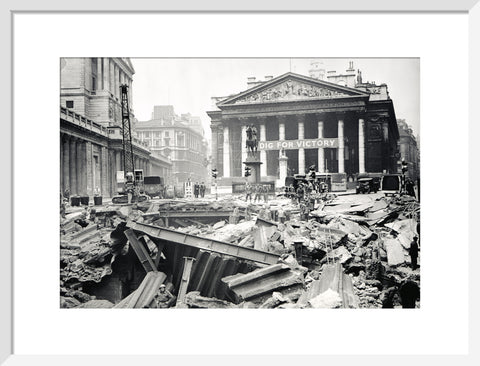 Bomb damage at the Bank Underground Station 1941