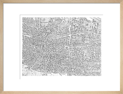 City map image made from the Copperplate Map 1559