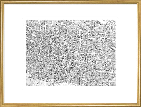 City map image made from the Copperplate Map 1559