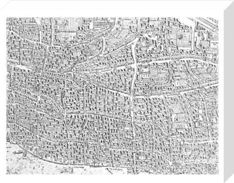 City map image made from the Copperplate Map 1559