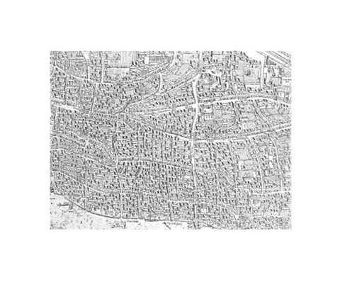 City map image made from the Copperplate Map 1559