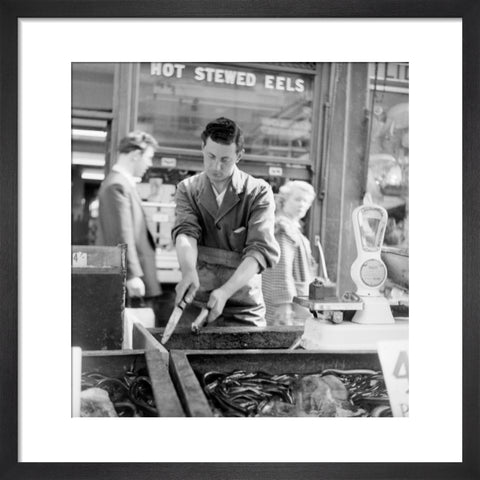 A Chapel Street Market eel stall 1955