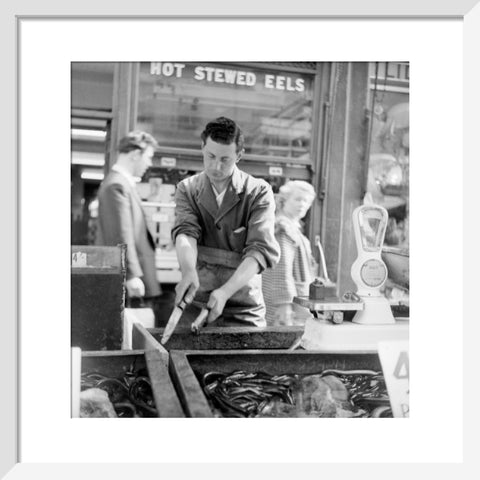 A Chapel Street Market eel stall 1955