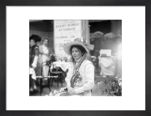 Christabel Pankhurst at The Women's Exhibition 1909