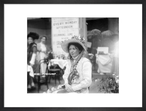 Christabel Pankhurst at The Women's Exhibition 1909