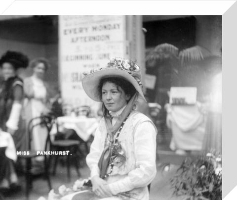 Christabel Pankhurst at The Women's Exhibition 1909