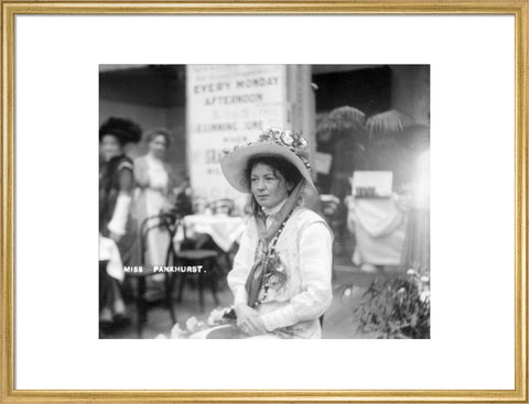 Christabel Pankhurst at The Women's Exhibition 1909