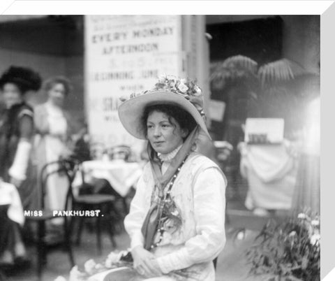 Christabel Pankhurst at The Women's Exhibition 1909