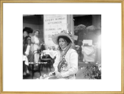 Christabel Pankhurst at The Women's Exhibition 1909