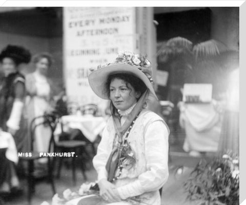 Christabel Pankhurst at The Women's Exhibition 1909