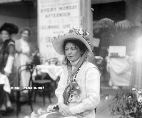 Christabel Pankhurst at The Women's Exhibition 1909