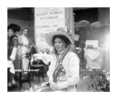 Christabel Pankhurst at The Women's Exhibition 1909