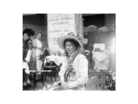 Christabel Pankhurst at The Women's Exhibition 1909