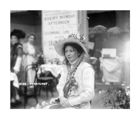 Christabel Pankhurst at The Women's Exhibition 1909