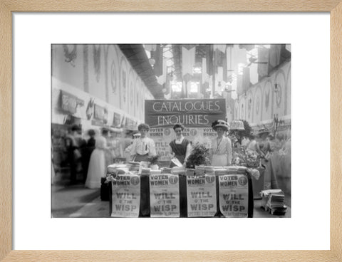 Suffragette stand at The Women's Exhibition 1909