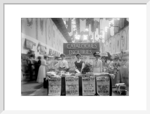 Suffragette stand at The Women's Exhibition 1909