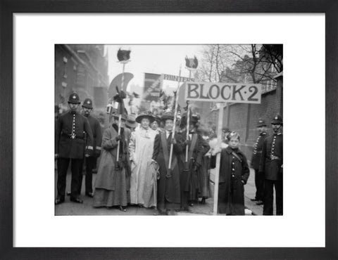 Suffragette procession 20th century