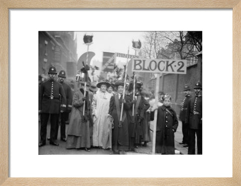 Suffragette procession 20th century