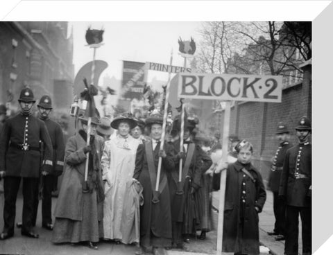 Suffragette procession 20th century