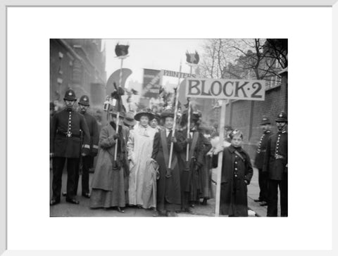 Suffragette procession 20th century