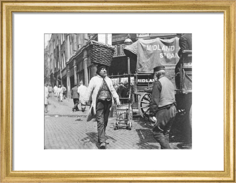 A fish porter at Billingsgate 1893