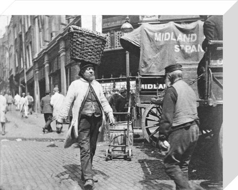 A fish porter at Billingsgate 1893