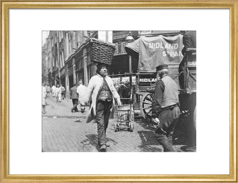 A fish porter at Billingsgate 1893