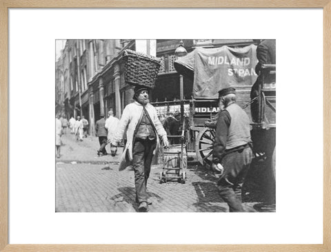 A fish porter at Billingsgate 1893