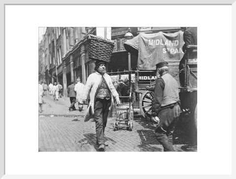 A fish porter at Billingsgate 1893