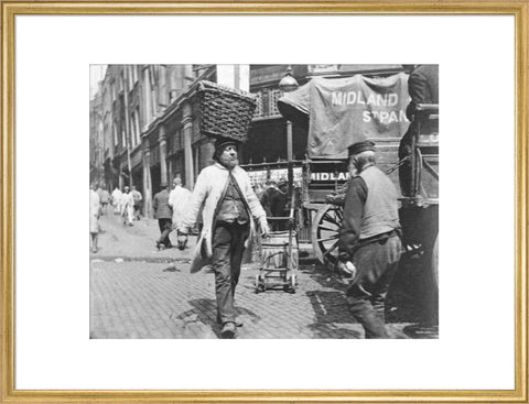 A fish porter at Billingsgate 1893