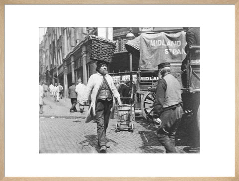 A fish porter at Billingsgate 1893