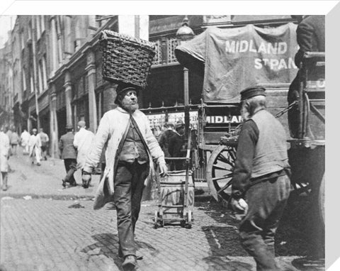 A fish porter at Billingsgate 1893